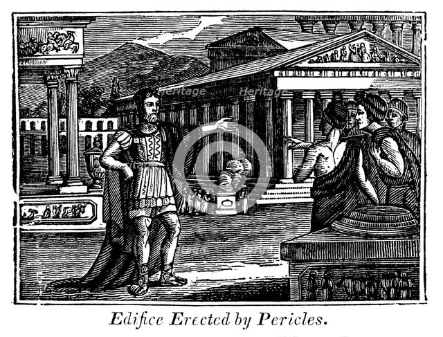 Pericles (c490-429 BC), Athenian statesman, (1830). Artist: Unknown