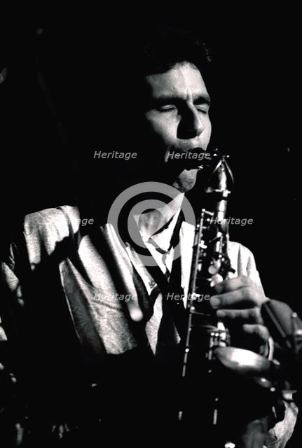Perico Sambeat, Ronnie Scott's, London, 1993.  Artist: Brian O'Connor