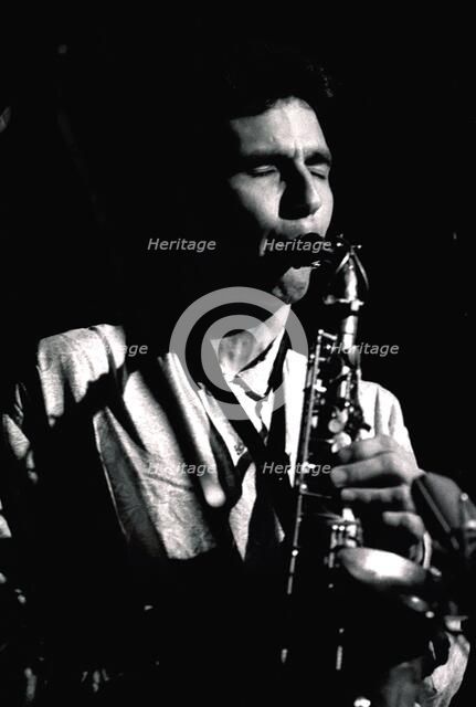 Perico Sambeat, Ronnie Scott's, London, 1993.  Artist: Brian O'Connor