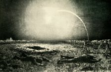 Perils of Patrol Work in "No-Man's-Land" First World War, 1915-1916, (c1920). Creator: A Forestier