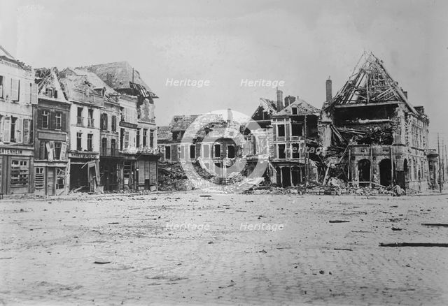 Peronne retaken, 1918, 1918. Creator: Bain News Service.
