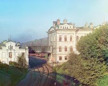 Perm: Headquarters of the Ural Railway Administration, 1910. Creator: Sergey Mikhaylovich Prokudin-Gorsky