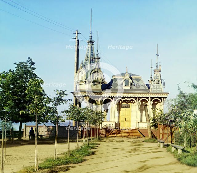 Perm: Summertime location of the exchange, 1910. Creator: Sergey Mikhaylovich Prokudin-Gorsky.