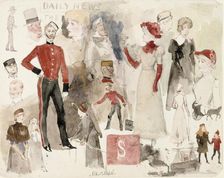 Personal exercises from England, c1890s. Creator: Albert Edelfelt