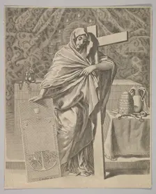 Personification of Faith, 1642. Creator: Claude Mellan