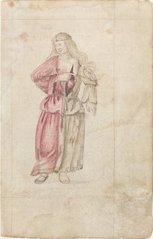 Personification of Friendship (Amicitia) [fol. 2 recto], c. 1512/1515. Creator: Unknown