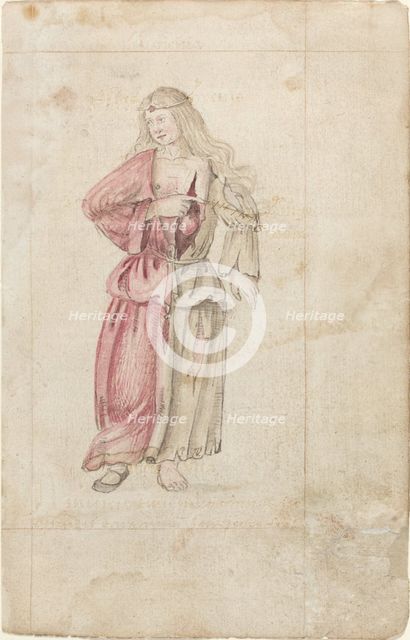 Personification of Friendship (Amicitia) [fol. 2 recto], c. 1512/1515. Creator: Unknown.