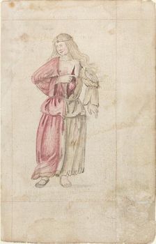 Personification of Friendship (Amicitia) [fol. 2 recto], c. 1512/1515. Creator: Unknown