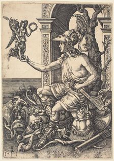 Personification of Rome. Creator: Hieronymus Hopfer