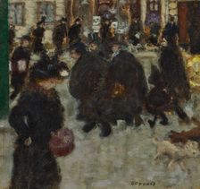 Personnages dans la rue, c1894. Creator: Bonnard, Pierre (1867-1947)