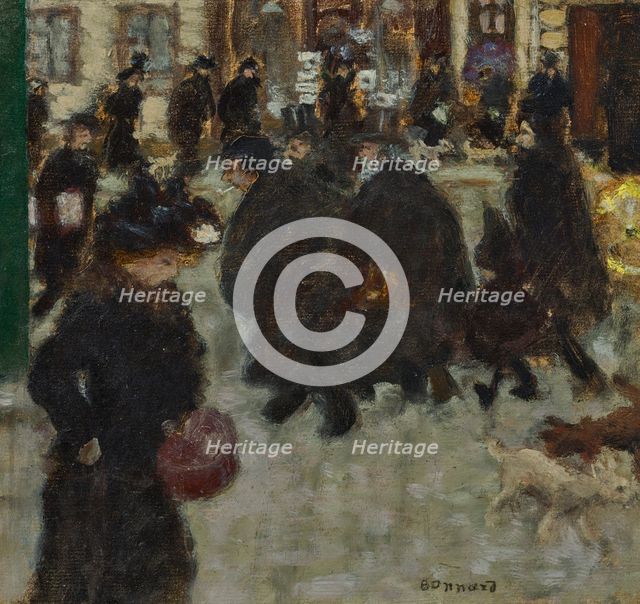 Personnages dans la rue, c1894. Creator: Bonnard, Pierre (1867-1947).