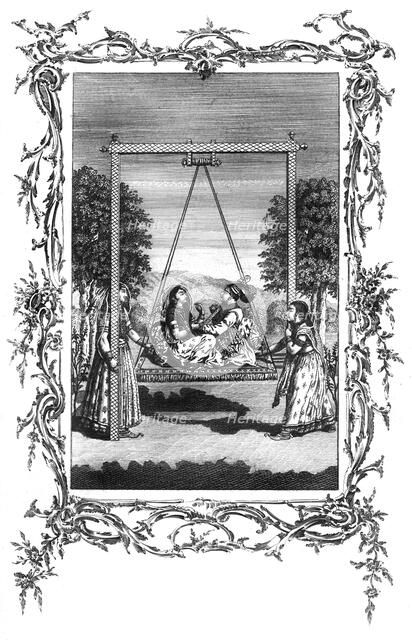 'Persons in India pass away much of their time', c19th century.Artist: S Call