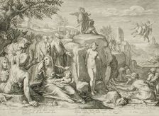 Perseus and Andromeda, 1597. Creator: Jacob Matham
