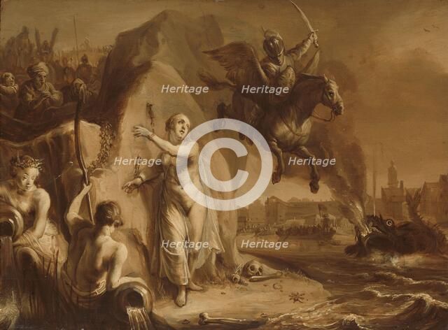 Perseus and Andromeda. Allegory of the liberation of the Netherlands by Prince Frederik Hendrik, 164 Creator: Pieter Symonsz Potter.