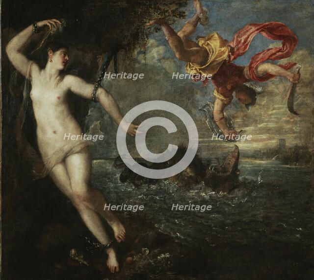 Perseus and Andromeda, ca 1555. Creator: Titian (1488-1576).