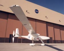 Perseus B parked on ramp, USA, September 1999. Creator: NASA