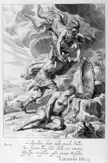 Perseus cuts off Medusa's head, 1655. Creator: Unknown