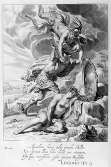 Perseus cuts off Medusa's head, 1655. Creator: Unknown