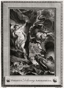 Perseus Delivering Andromeda 1775. Artist: W Walker