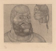 Perseus (Der Witz hat über das Leid gesiegt) [Perseus-The Triumph of Brain over Body], 1904. Creator: Paul Klee