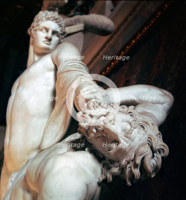 Perseus fights with the centaur. Creator: Unknown.