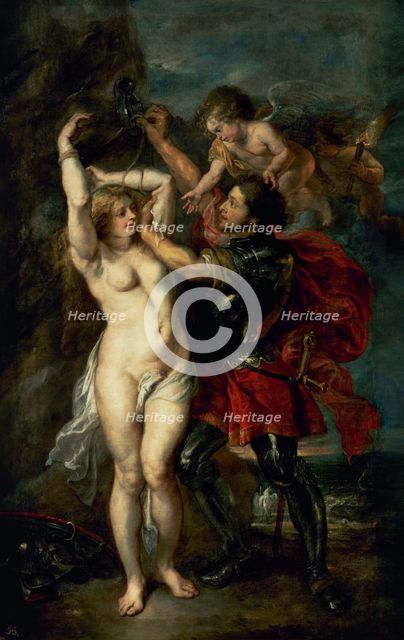 Perseus Freeing Andromeda, 1639-1641. Creator: Peter Paul Rubens.