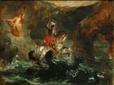 Perseus Freeing Andromeda, 1847. Creator: Delacroix, Eugène (1798-1863)