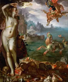 Perseus Freeing Andromeda. Artist: Wtewael, Joachim (1566-1638)