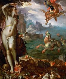 Perseus Freeing Andromeda. Artist: Wtewael, Joachim (1566-1638)