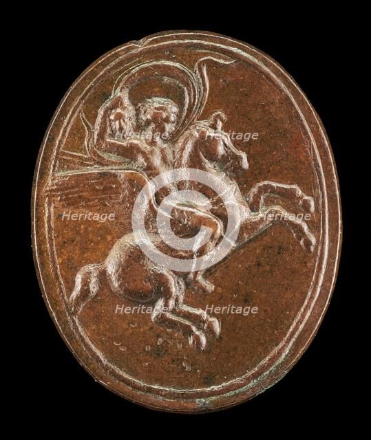 Perseus Mounted on Pegasus, mid 16th century. Creator: Unknown.
