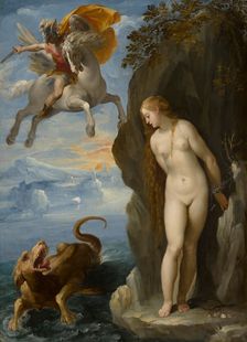 Perseus Rescuing Andromeda, 1594/95. Creator: Giuseppe Cesari