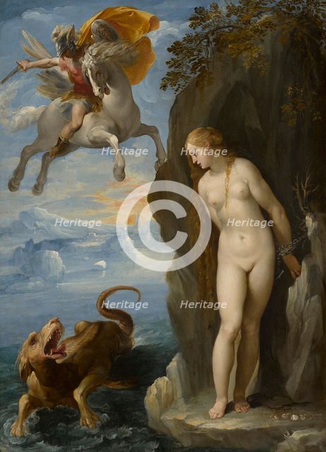 Perseus Rescuing Andromeda, 1594/95. Creator: Giuseppe Cesari.