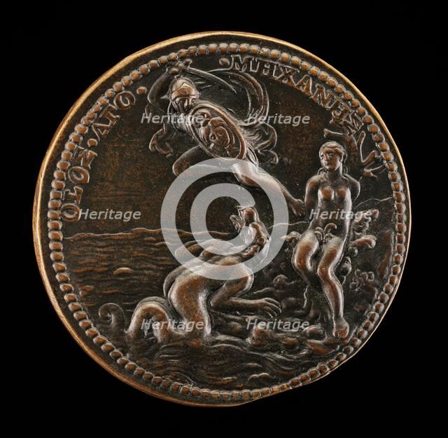 Perseus Rescuing Andromeda [reverse], 16th century. Creator: Unknown.