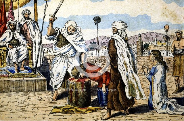 Persecution of Christians of Córdoba (822-852) by the Emir Abd-al-Rahman II, including Saint Eulo…
