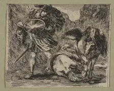 Persée et Méduse, 1644. Creator: Stefano della Bella