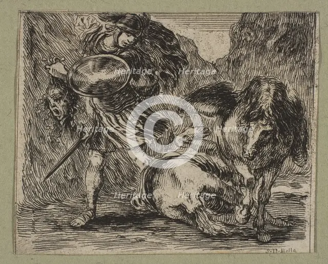 Persée et Méduse, 1644. Creator: Stefano della Bella.