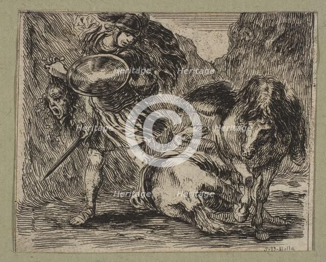 Persée et Méduse, 1644. Creator: Stefano della Bella.