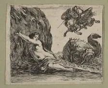 Persée et Andromede, 1644. Creator: Stefano della Bella