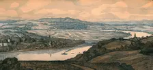 Persenburg on the Danube c20th century. Artist: Richard Lux