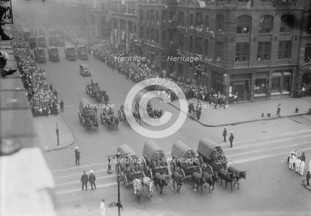 Pershing parade, 1919. Creator: Bain News Service.