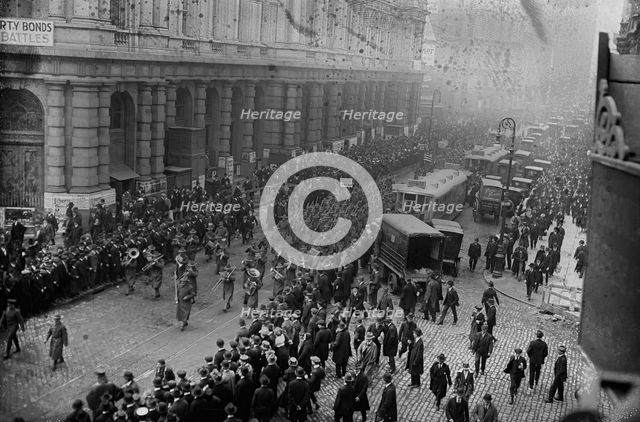[Pershing veterans], 1918. Creator: Bain News Service.