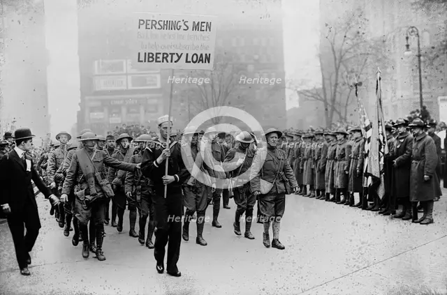 Pershing Veterans, 1918. Creator: Bain News Service.