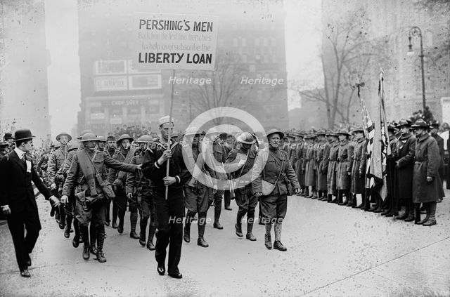 Pershing Veterans, 1918. Creator: Bain News Service.