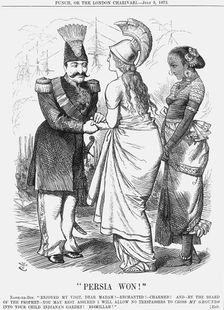 "Persia Won!", 1873. Creator: Joseph Swain