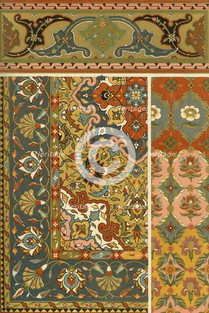 Persian weaving and iIllumination, (1898). Creator: Unknown.