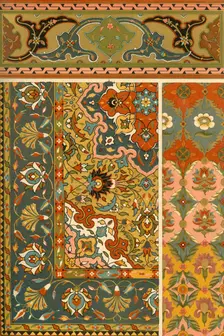 Persian weaving and iIllumination, (1898). Creator: Unknown