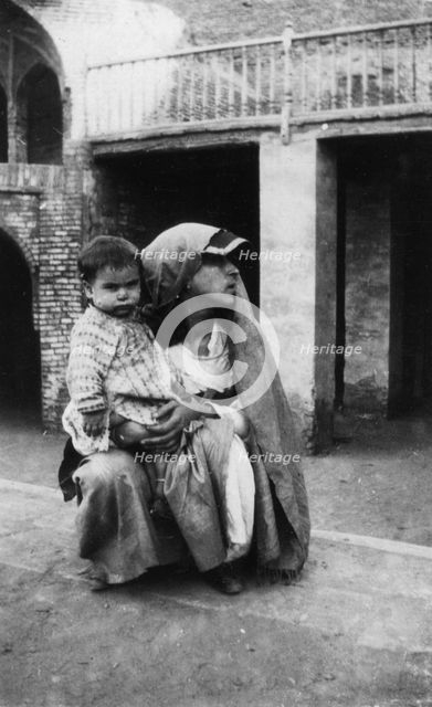 Persian woman and child, 1917-1919. Artist: Unknown