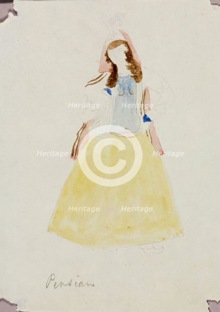 Persian Woman, n.d. Creator: Miner Kilbourne Kellogg.