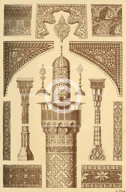 Persian architectural ornament, (1898). Creator: Unknown.