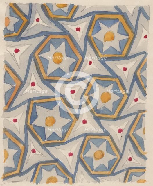 'Persian design', c1950. Creator: Shirley Markham.